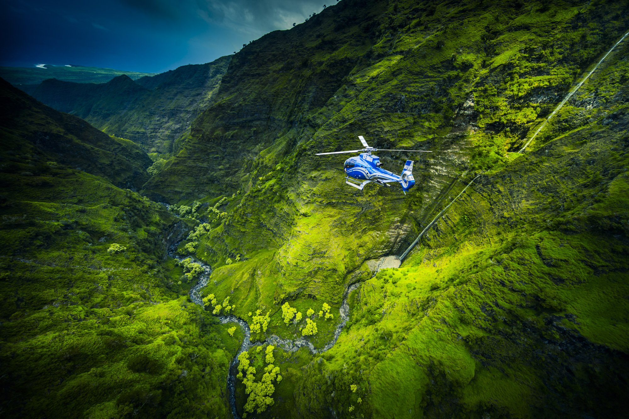 This big island volcano tour is offered with or without doors! Maui Helicopter Tours Jurassic Falls Helicopter Tour