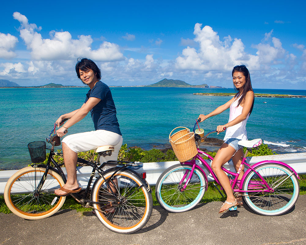 If you’re going to ride your bike for one mile, how long will the trip take? Bike Rentals Kailua Beach Adventures