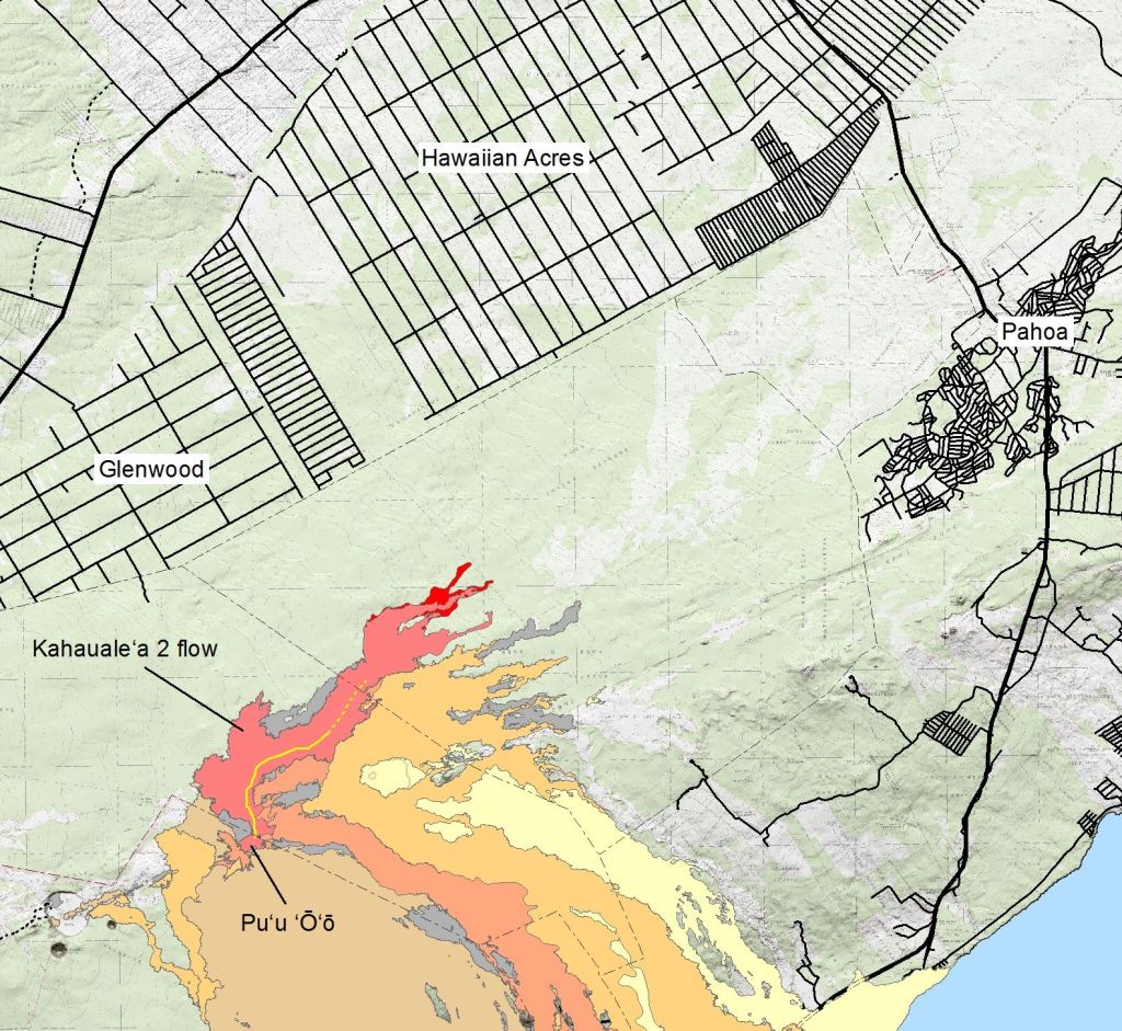 Big Island Volcano Eruption Map Packages