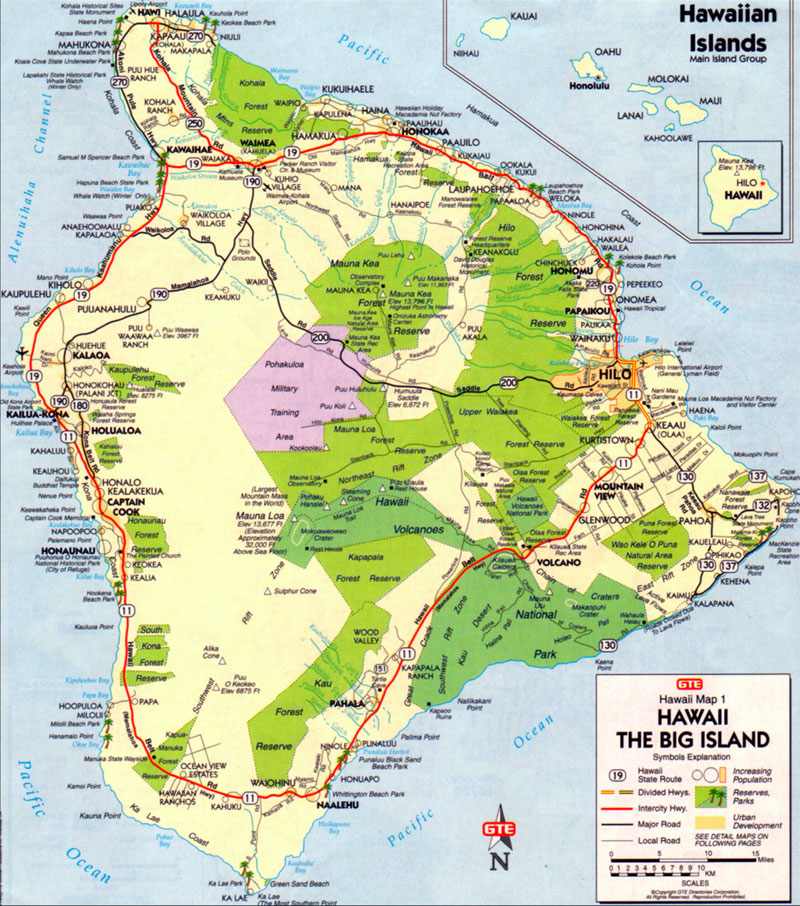 Exploring Big Island Tour&nbsp;Map