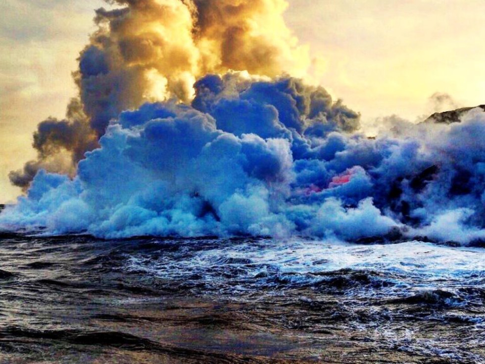 Hawaii Big Island Boat Tours Lava&nbsp;Package